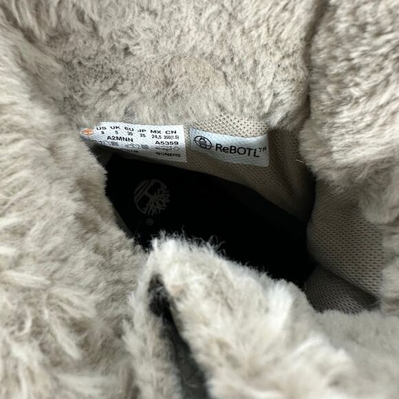 Women's Timberland Premium 6-Inch Puffer Waterproof Boots Olive-Size 8 - Picture 5 of 6